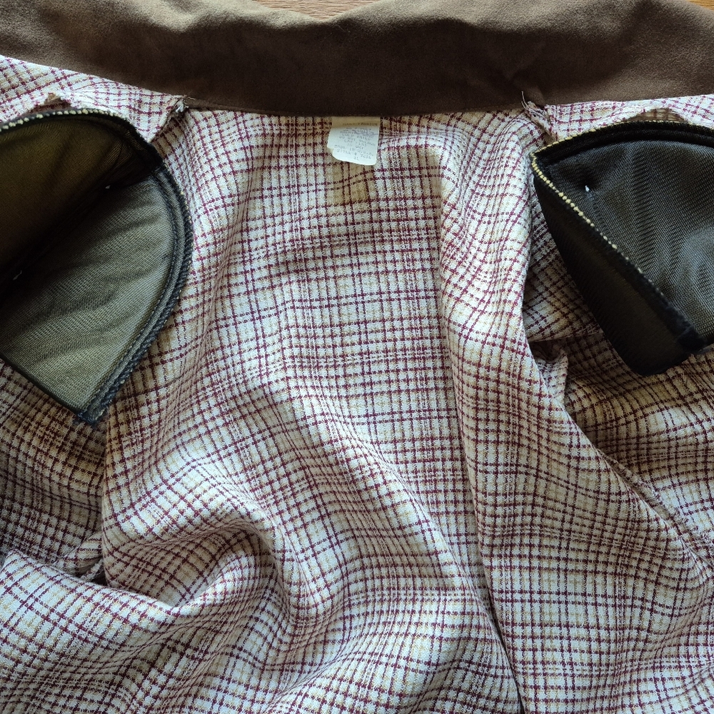 Vintage! Juuly Fashion Plaid Double-Breasted Women's Jacket - Size XL - Picture 6 of 6